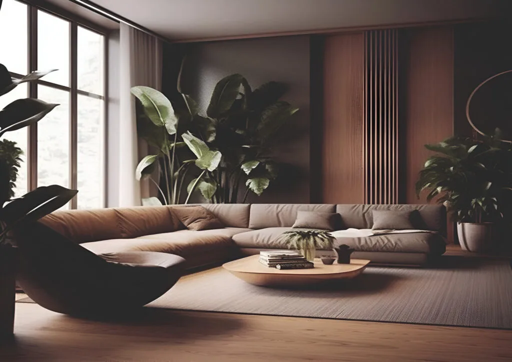 Architectural Loft Studio with Slate and Wood SPC Flooring